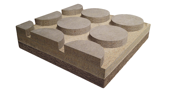Radiante in cementolegno e fibra di legno BetonRadiant Fiber base